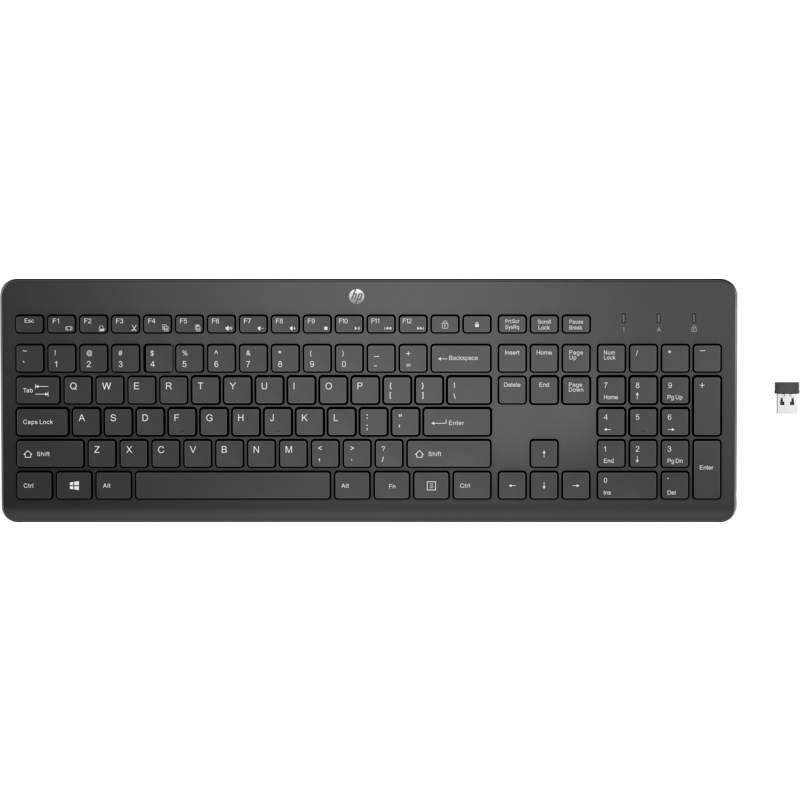 Клавіатура HP 230 WL UKR black (3L1E7AA)